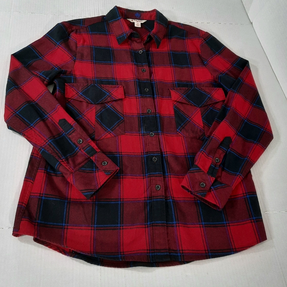 Brooks Brothers Red Fleece Plaid Flannel Shirt